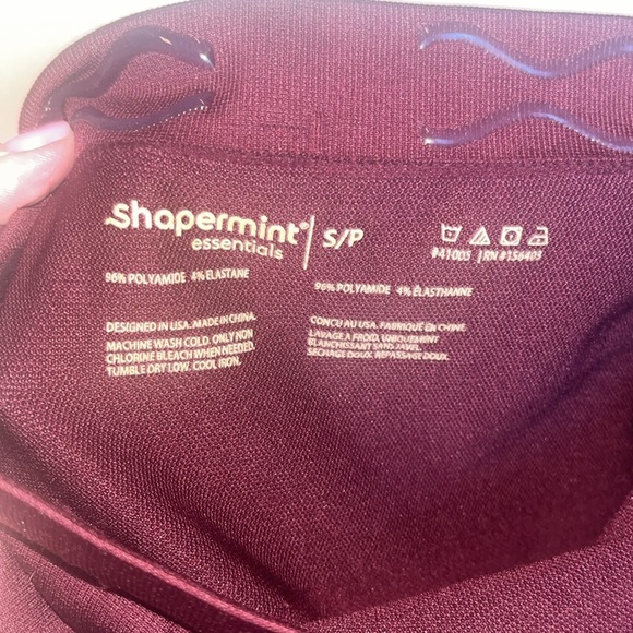 Shapermint leggings in deep magenta size S P in preowned condition - Picture 8 of 8